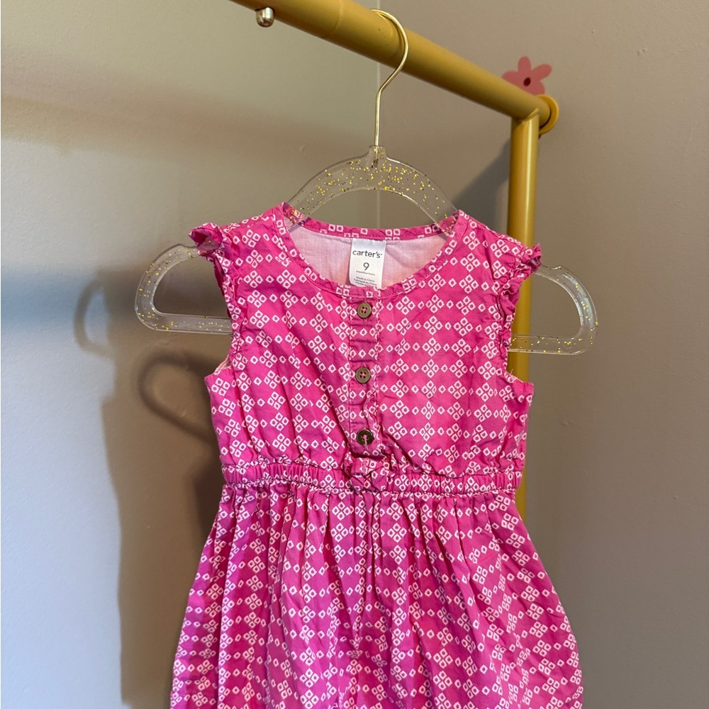 Carter's Pink Sleeveless Kids Dress